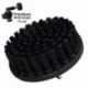 Premium Drill Brush For Professional Cleaning 3pcs.- Ultra Stiff, Black, 13 cm