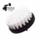 Premium Drill Brush For Professional Cleaning - Extra Soft, White, 10 cm