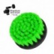 Premium Drill Brush For Professional Cleaning - Medium, Green, 10 cm