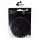 Premium Drill Brush For Professional Cleaning - Ultra Stiff, Black, 10 cm