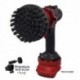 Premium Drill Brush For Professional Cleaning - Ultra Stiff, Black, 10 cm