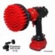 Профессиональная щетка Premium Drill Brush 5шт.- жесткий, красный, 13цм.
