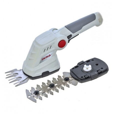 Ikra Cordless Grass and Shrub Shears 3.6 V, 80 / 160 mm Blades, IGBS 3.6 USB