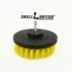"DRILL BRUSH" Yellow Sinning Detailing Nylon Scrub Brush for screwdrivers, 10 cm