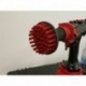 "DRILL BRUSH" Red stiff brush for screwdrivers, 10 cm