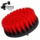 Premium Drill Brush For Professional Cleaning 5pcs.- Stiff, Red, 13 cm